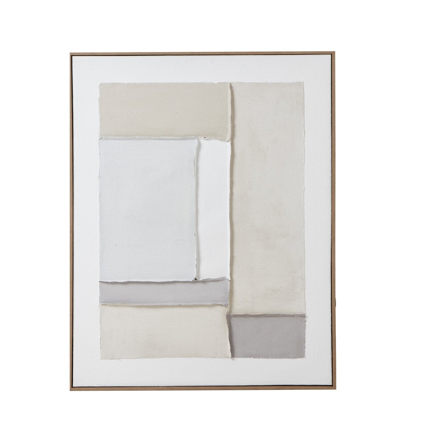 Neutral Wall Art Abstract Design | Framed Painting on Canvas | 2 Designs Available
