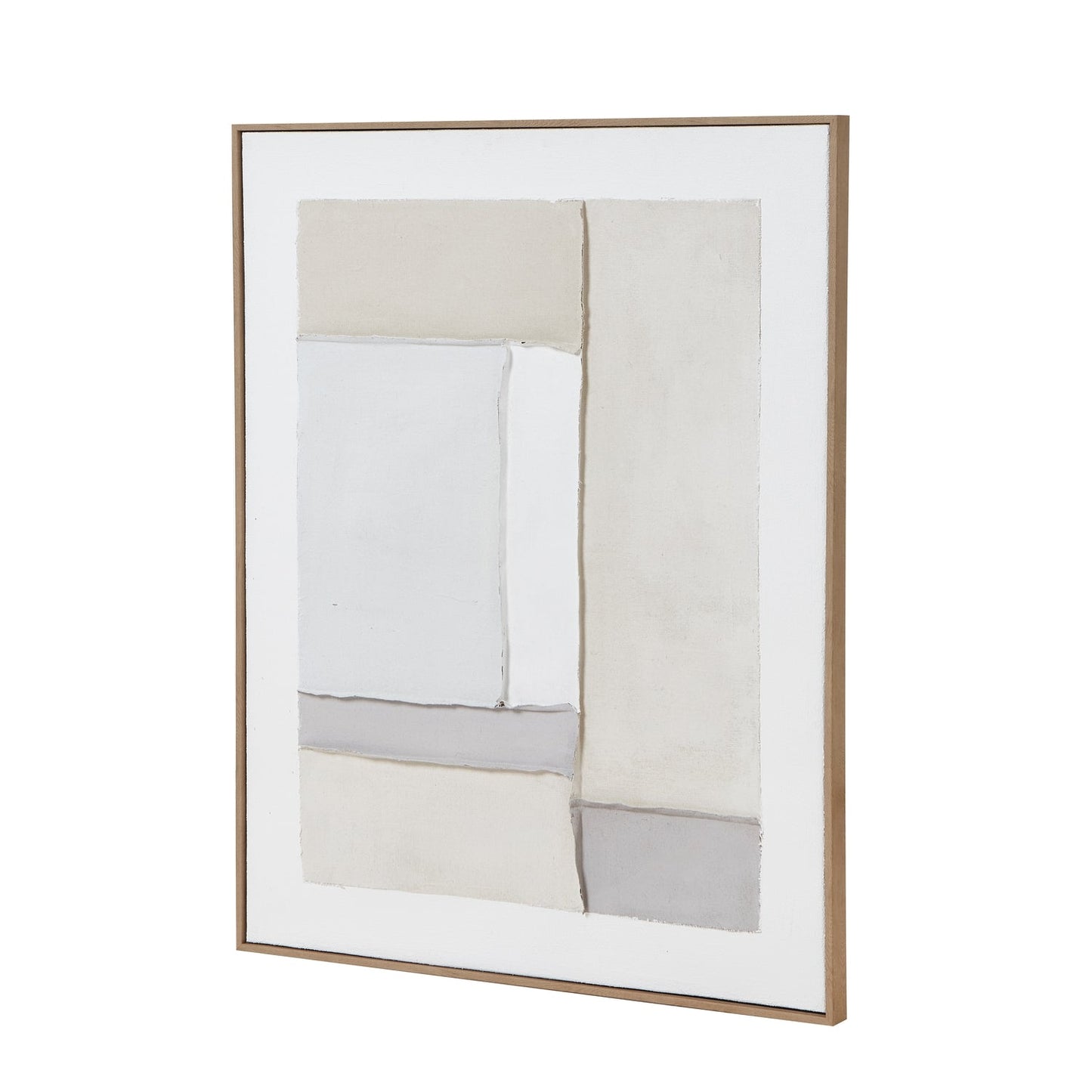 Neutral Wall Art Abstract Design | Framed Painting on Canvas | 2 Designs Available