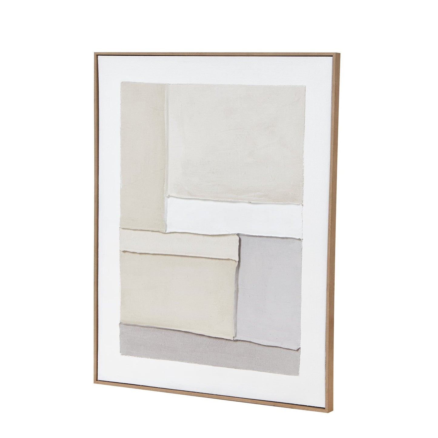 Neutral Wall Art Abstract Design | Framed Painting on Canvas | 2 Designs Available