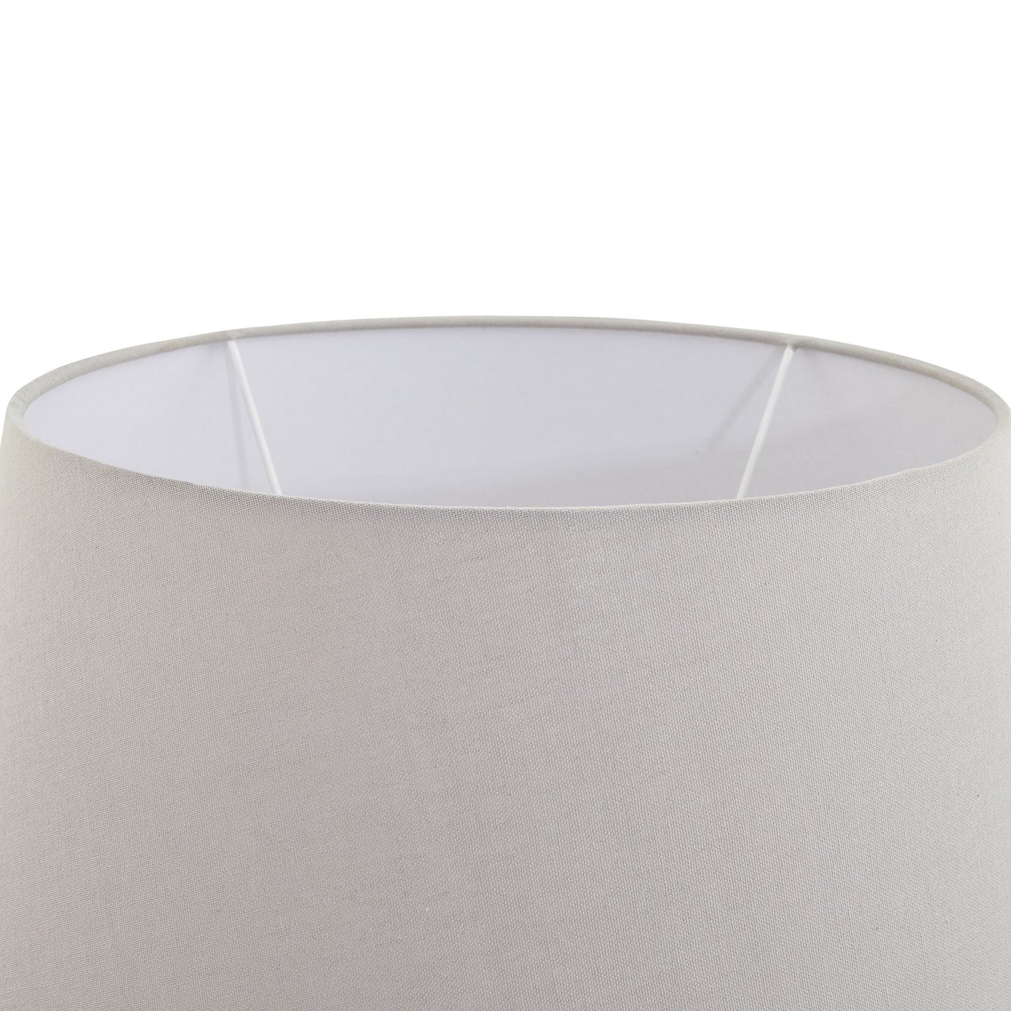 close up of the lamp shade of the stone table lamp