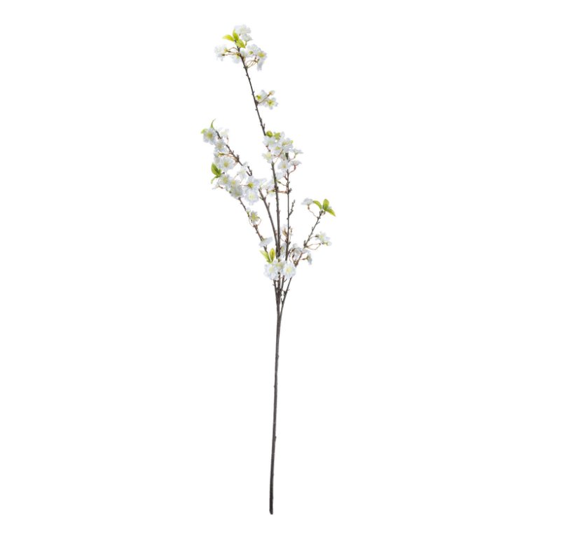 White Cherry Blossom Spray