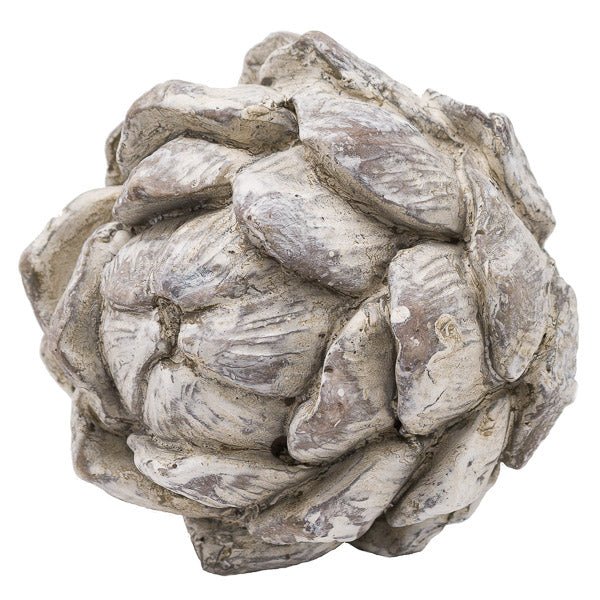 Decorative Artichoke in Antique White | 3 Sizes