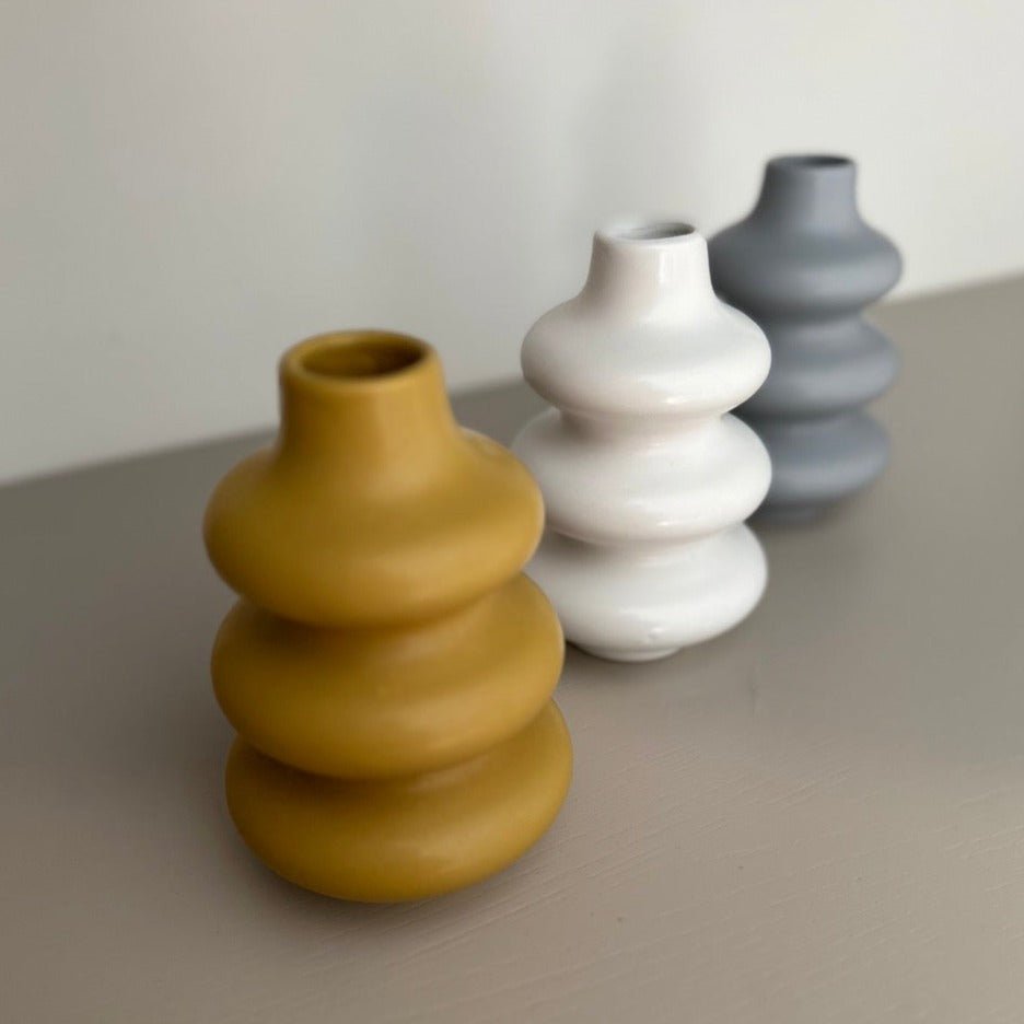 Ribbed Vase | Set of 3