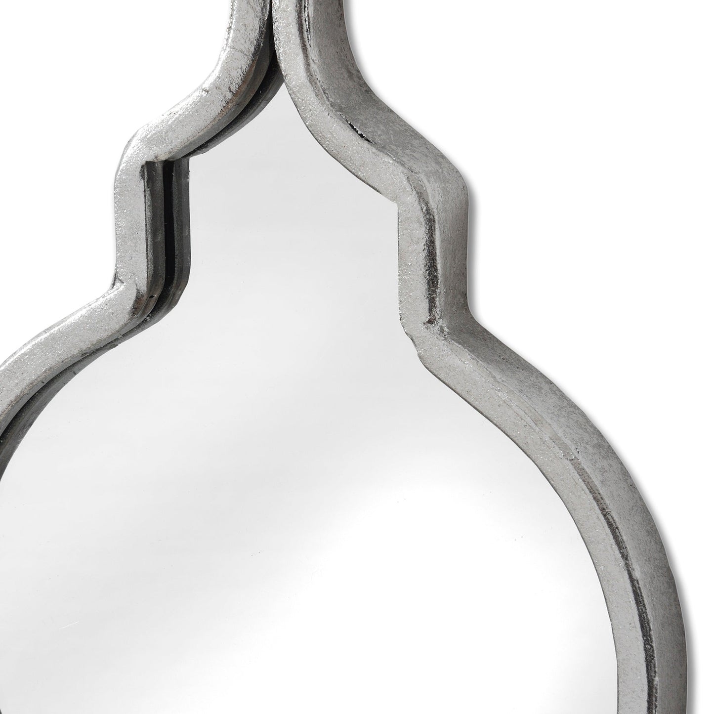 close up silver edge