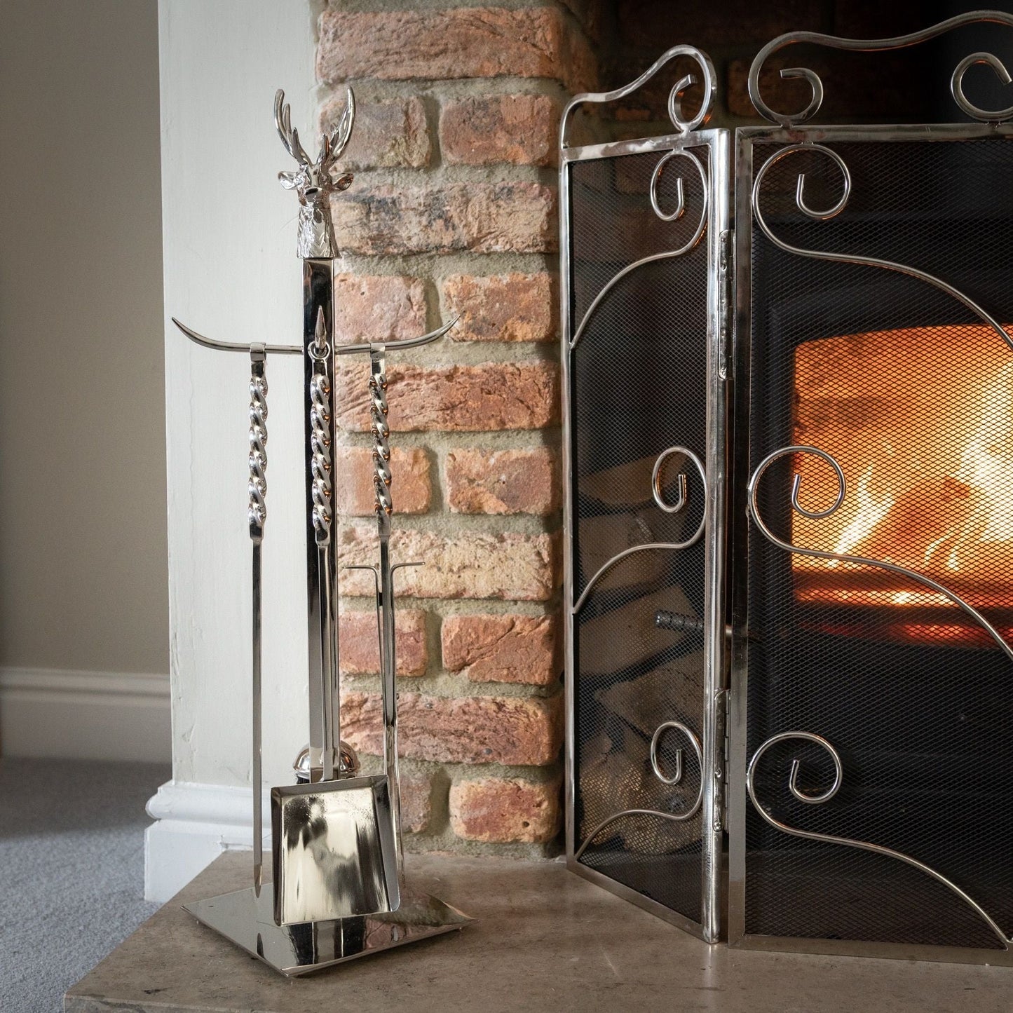 Stag Companion Set in Polished Nickel