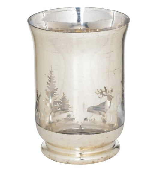 Christmas Forest Large Candle Holder