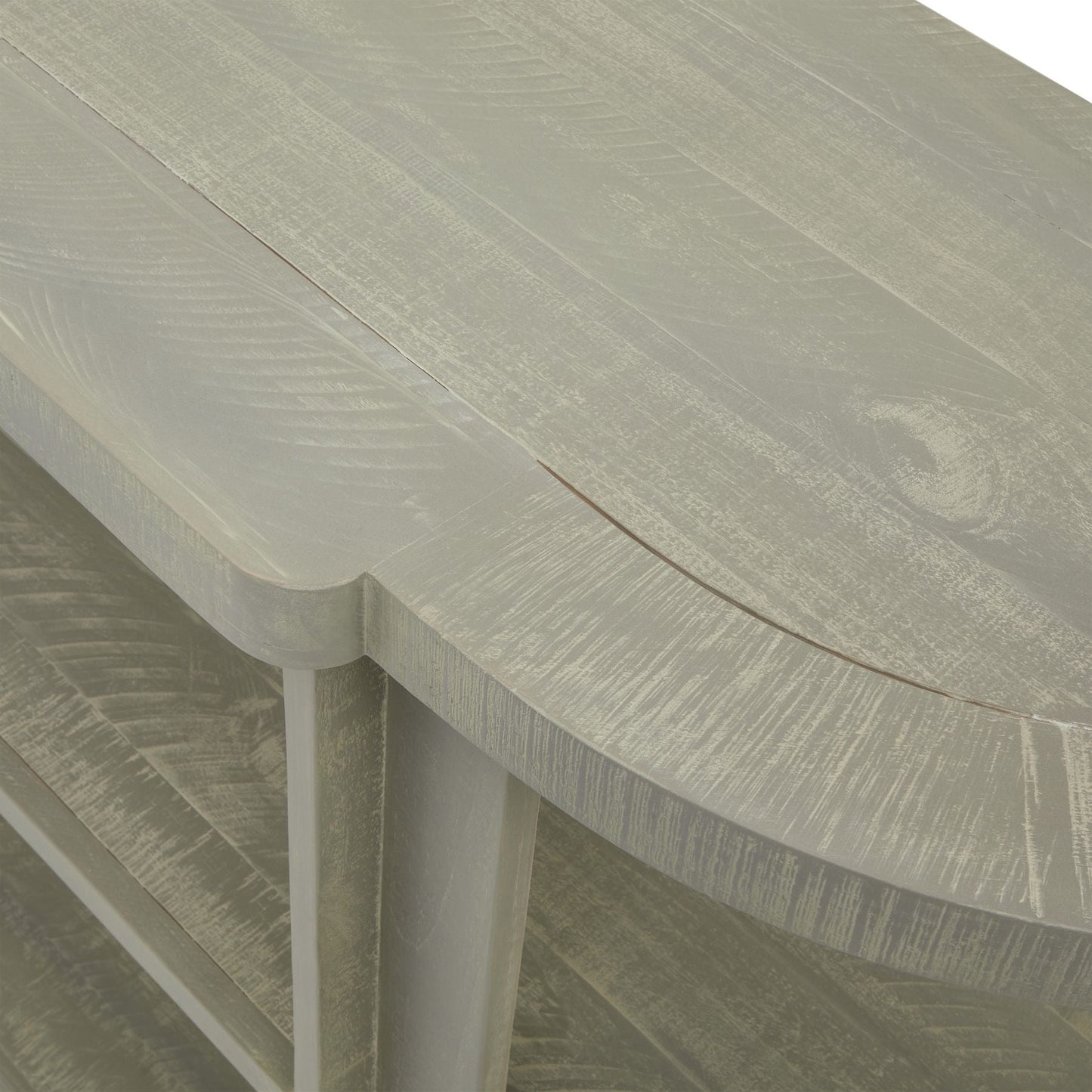 top detail on the console table