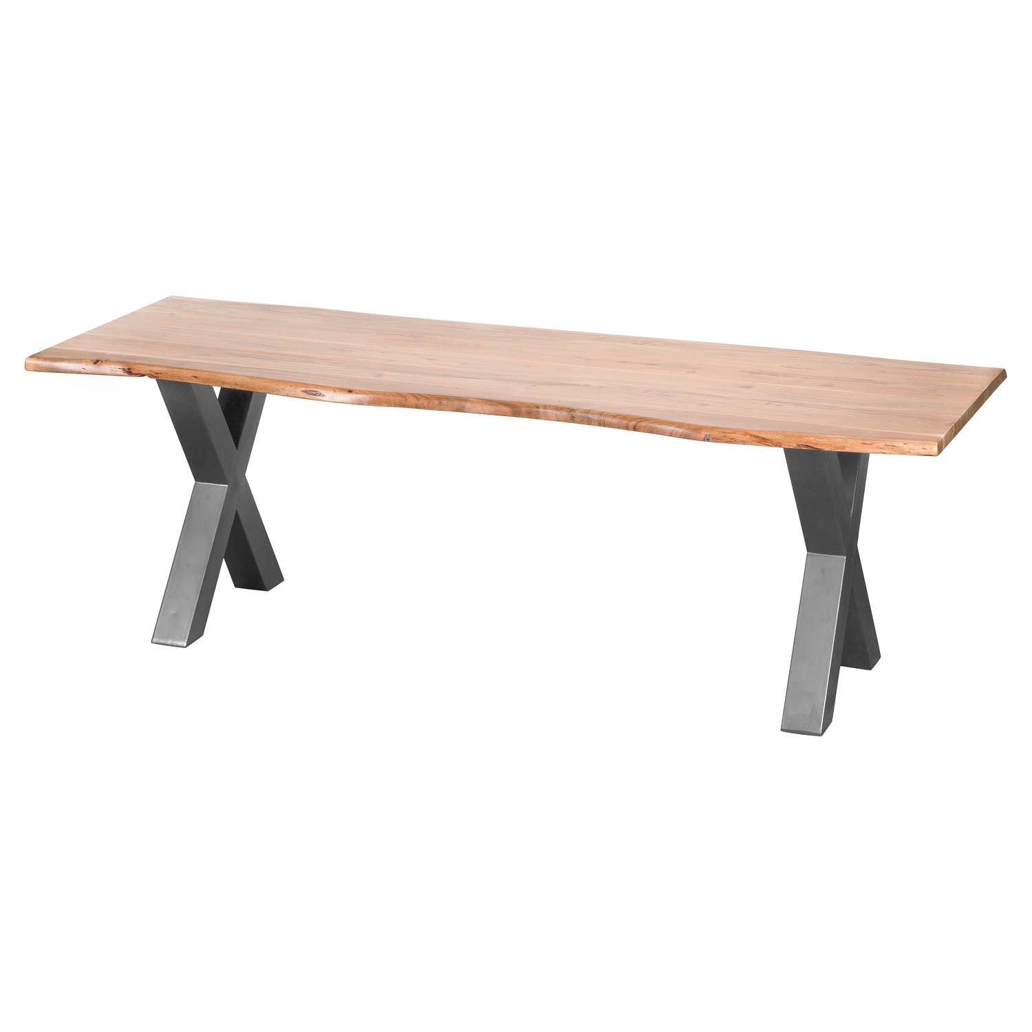 large live edge dining table on its own