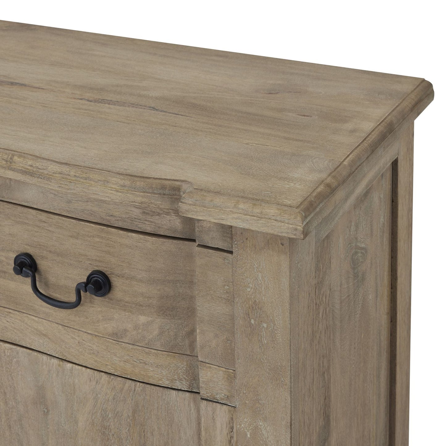 top detail on small sideboard Cotswold furniture