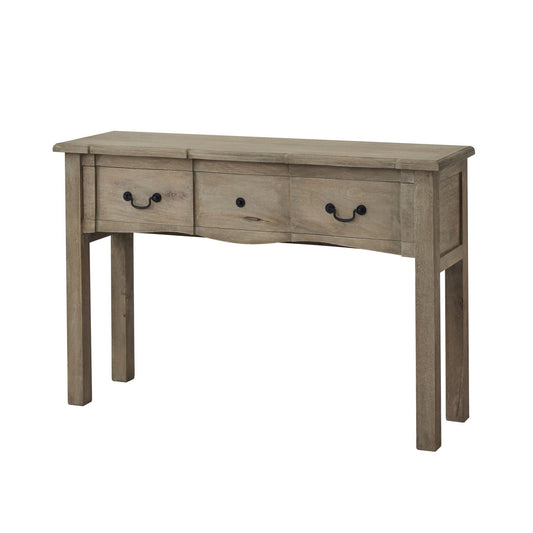 wood console table