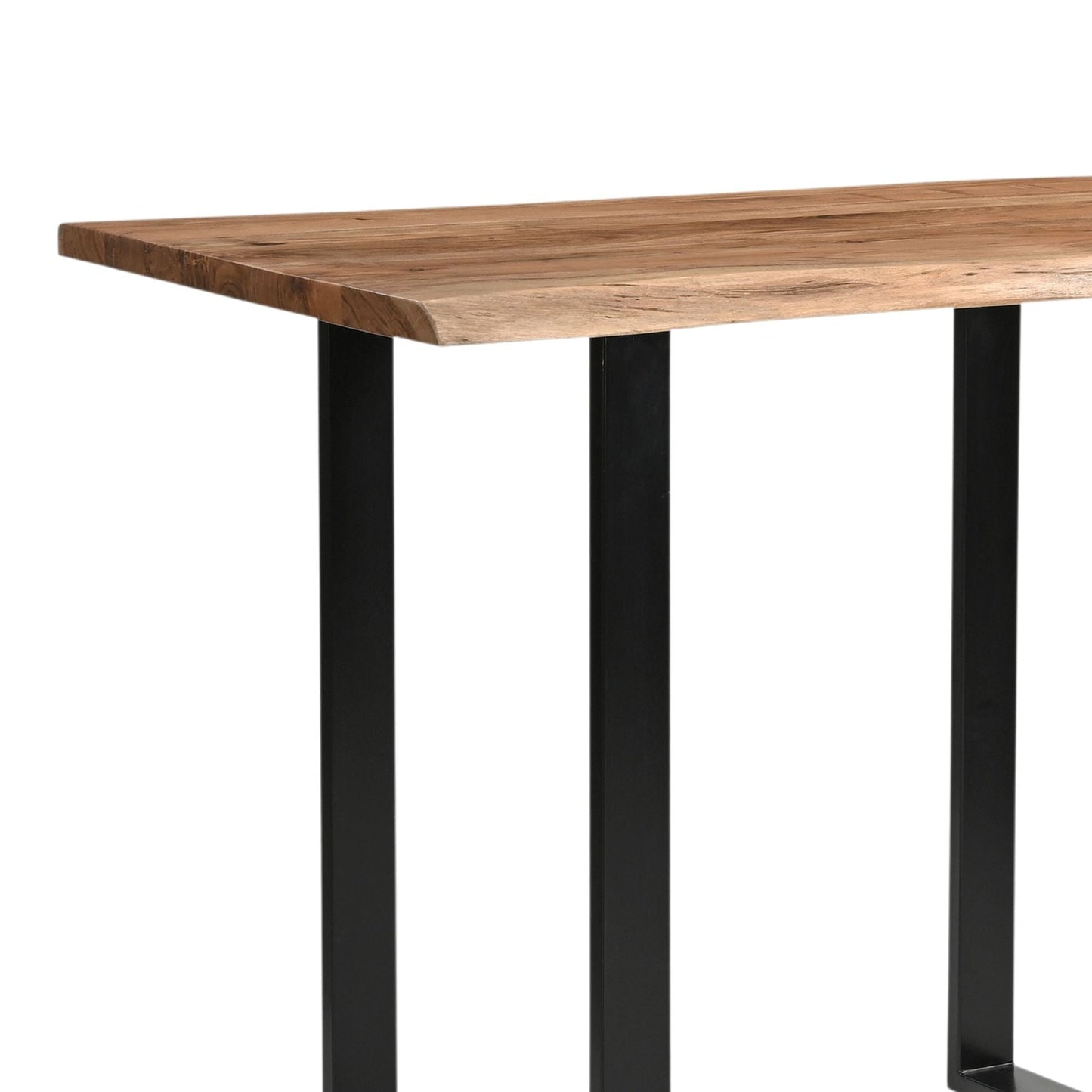corner top detail of breakfast bar table