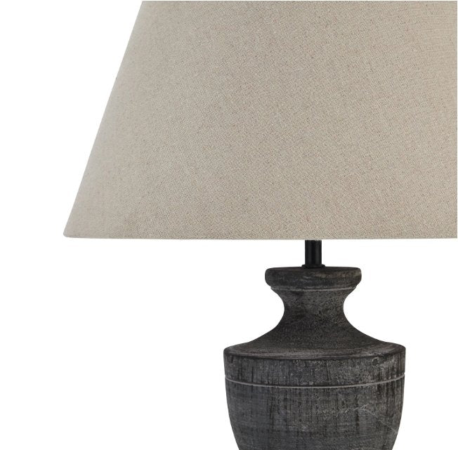 Cabo Urn Wooden Table Lamp