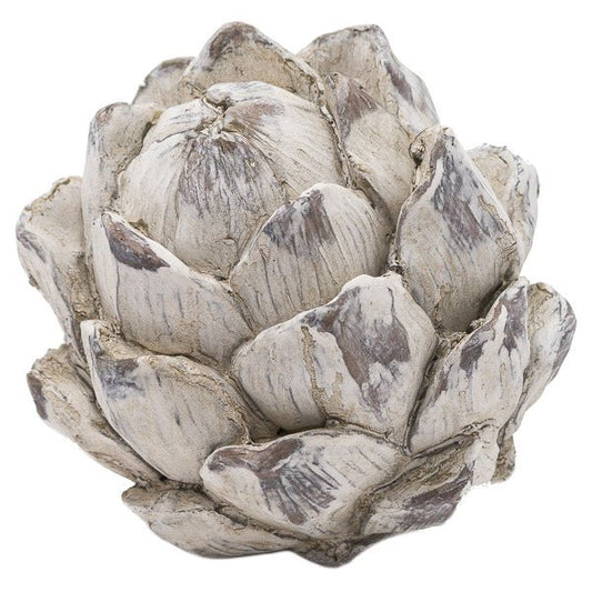 Decorative Artichoke in Antique White | 3 Sizes