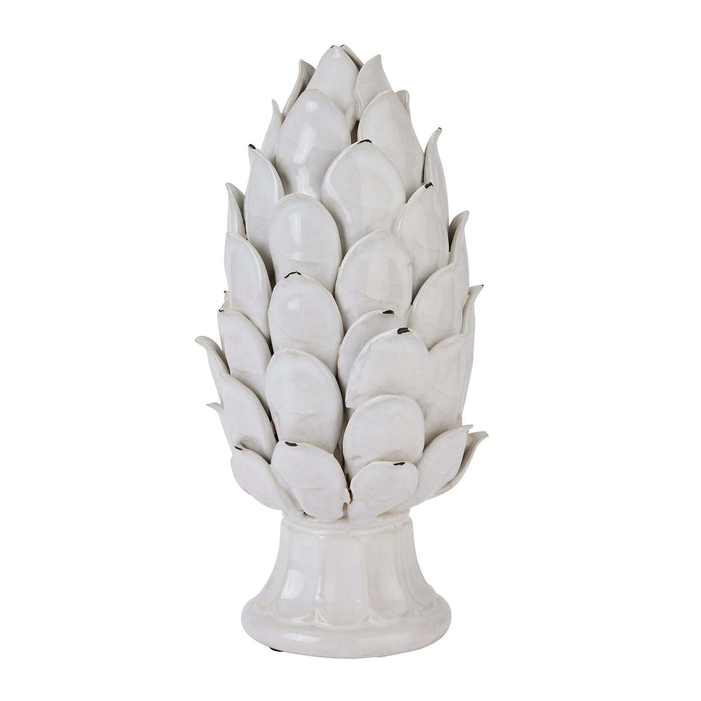 Large Ivory Artichoke Decor