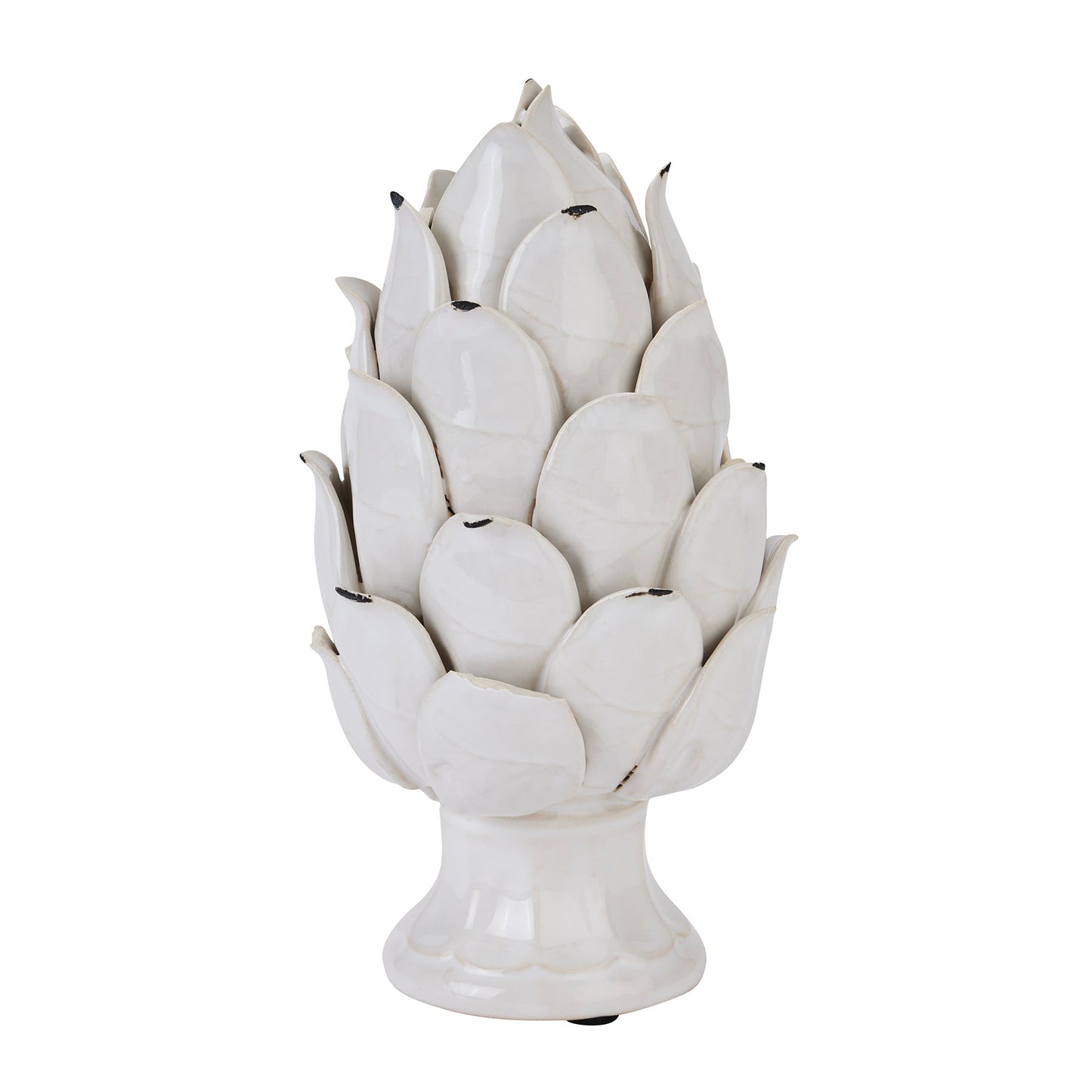 Small Ivory Artichoke decoration